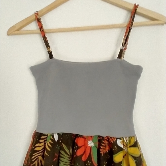 60"s 90's Vintage Retro Fairycore Cottagecore Grunge Floral Dress Size Small - Picture 3 of 8